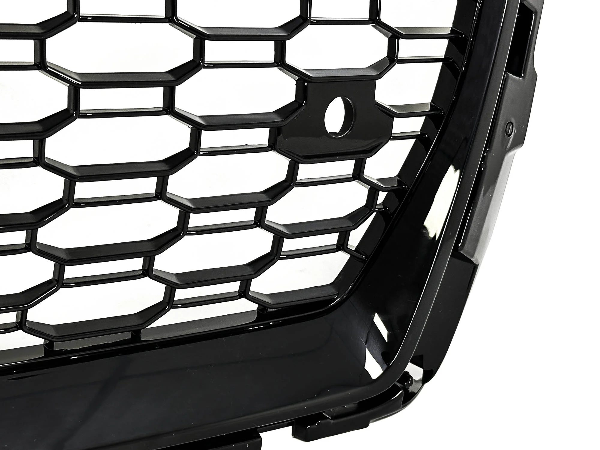 For 2017-2020 Audi A3 8V RS3 Style Front Honeycomb Mesh Grille Gloss Black W/ACC - Image 13