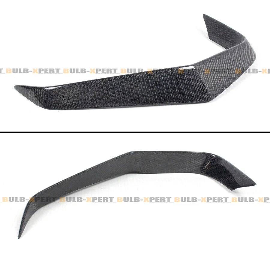 For 2017-2022 Infiniti Q60 Carbon Fiber Rear Bumper Side Vent C Blade Trim Canard - Image 2
