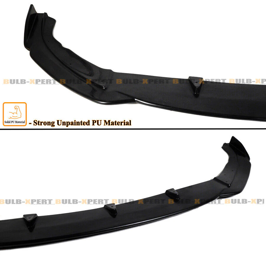 For 2017-2022 INFINITI Q60 Red Sport Front Bumper Lip Spoiler Splitter Black - Image 3