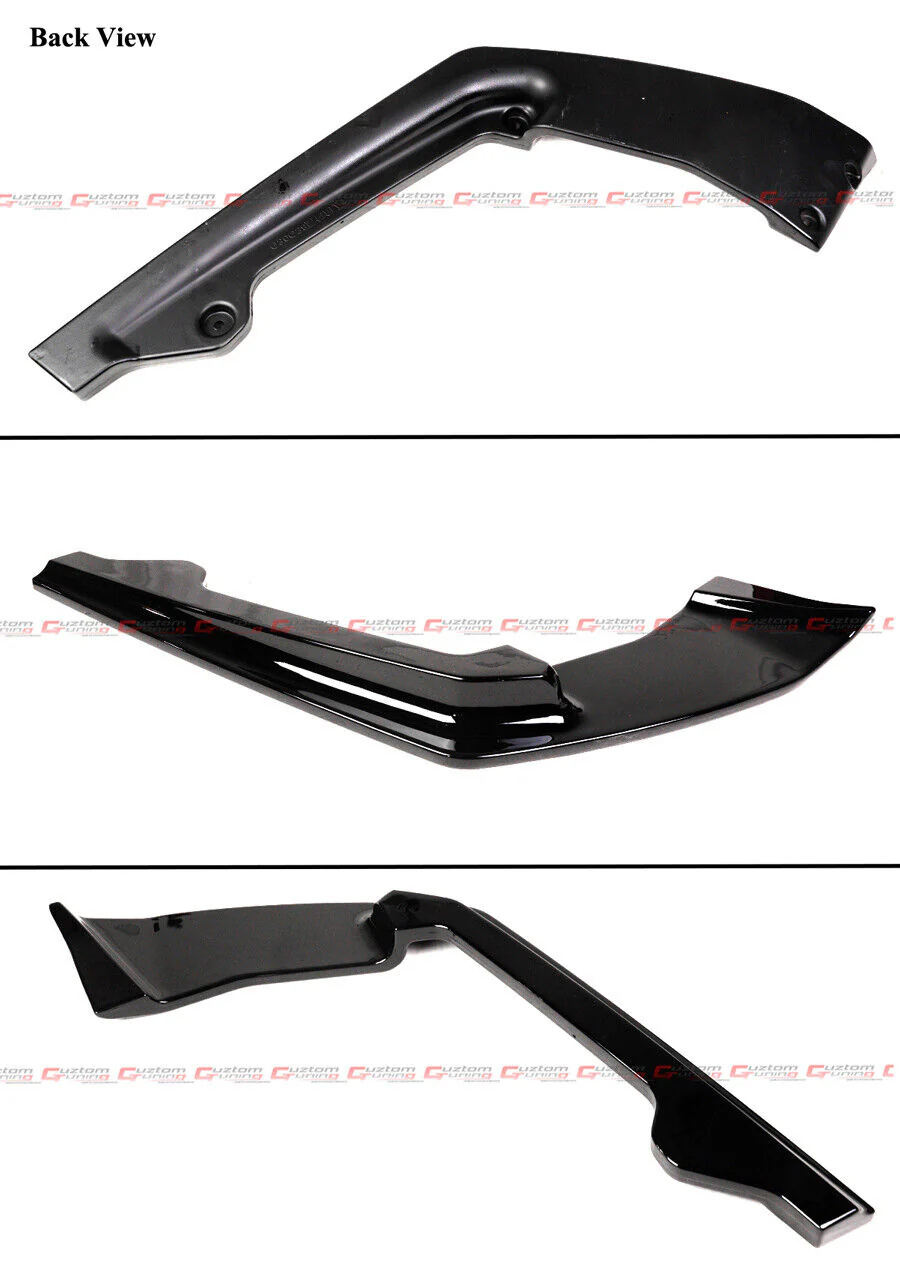 For 2017-2023 BMW G30 530i 540i Big Fin M5 Style Gloss Black LED Rear Bumper Diffuser Kit - Image 5