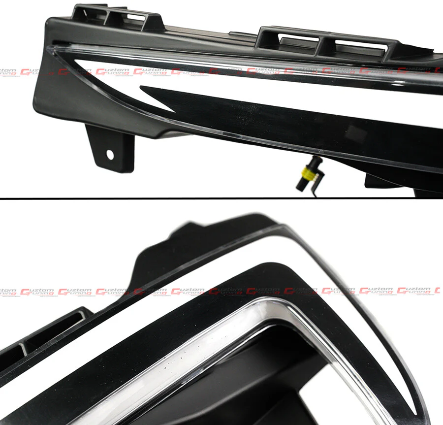 For 2017-2023 Tesla Model 3 Front Bumper Tri-Color Sequential LED DRL Fog Light Lamp - Image 3