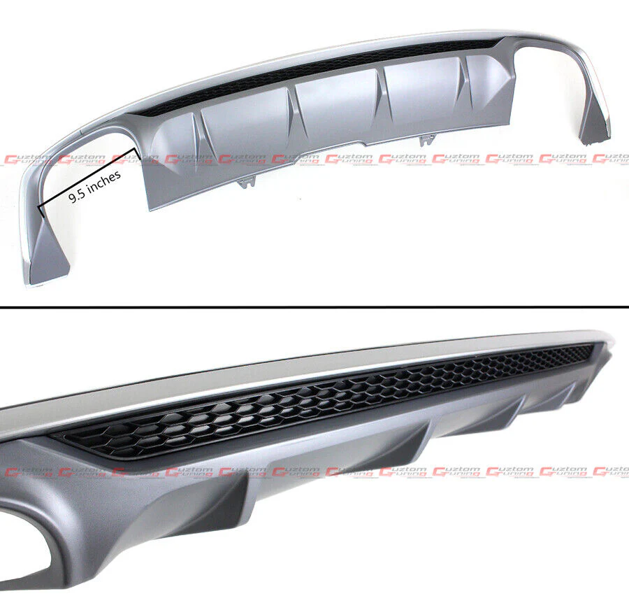 For 2018-2019 Audi A5 S-line B9 2/4 Door Shark Fin Rear Bumper Diffuser S5 Style - Image 3