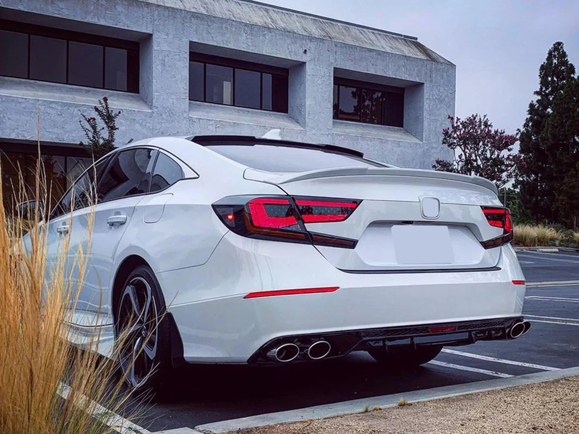 For 2018-2022 Honda Accord Sport/EX-L/Touring Quad Exhaust Muffler Tips Chrome - Image 3