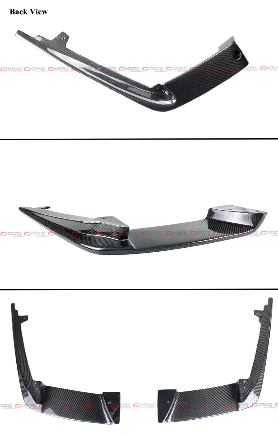 For 2018-2023 BMW F90 M5 3D Style Carbon Fiber Rear Bumper Diffuser Lower Valance - Image 4