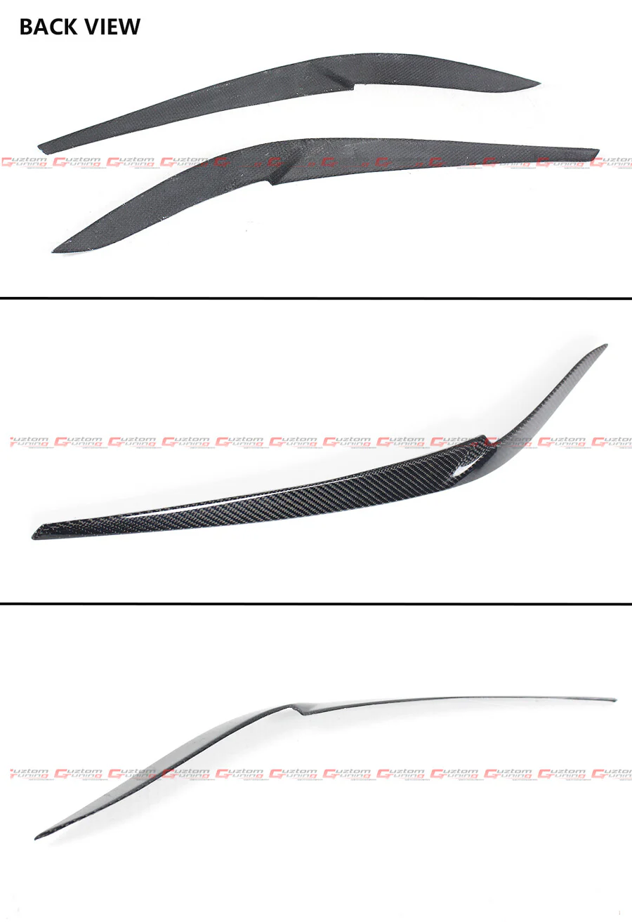 For 2018-2024 BMW G05 X5 F95 X5M Carbon Fiber Headlight Lamp Eye Lid Cover Eyebrow - Image 3