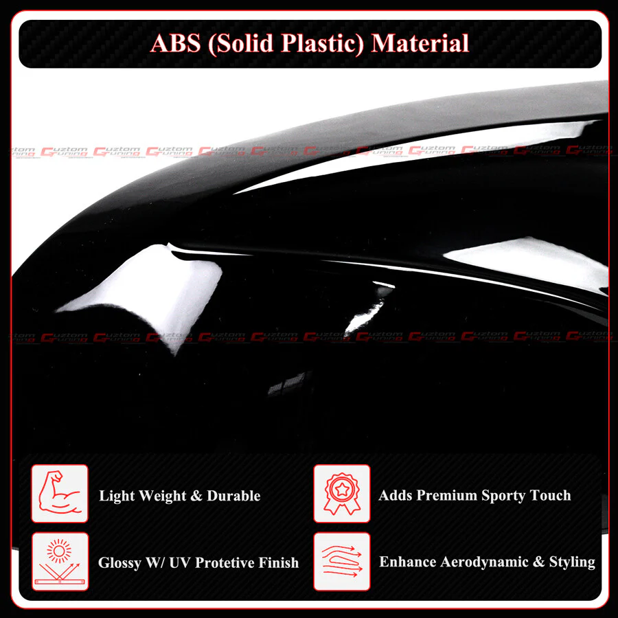 For 2018-2025 BMW G05 X5 X6 X3 X4 X7 M Style Gloss Black Mirror Cover Caps Overlay - Image 6