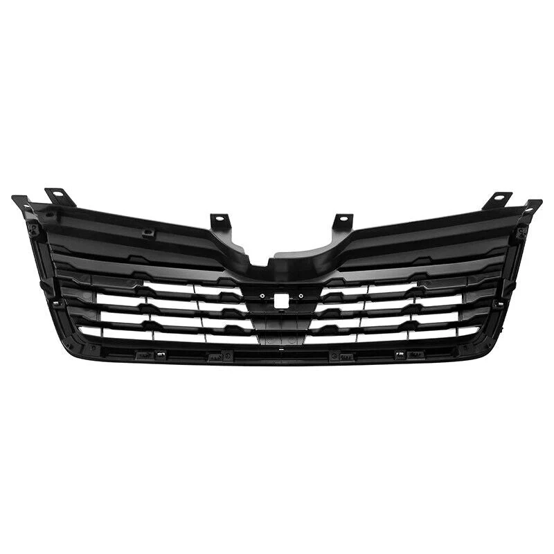 Front Upper Grille Grill Set w/Chrome Tirm for Subaru Forester 2019-2021 - Image 5
