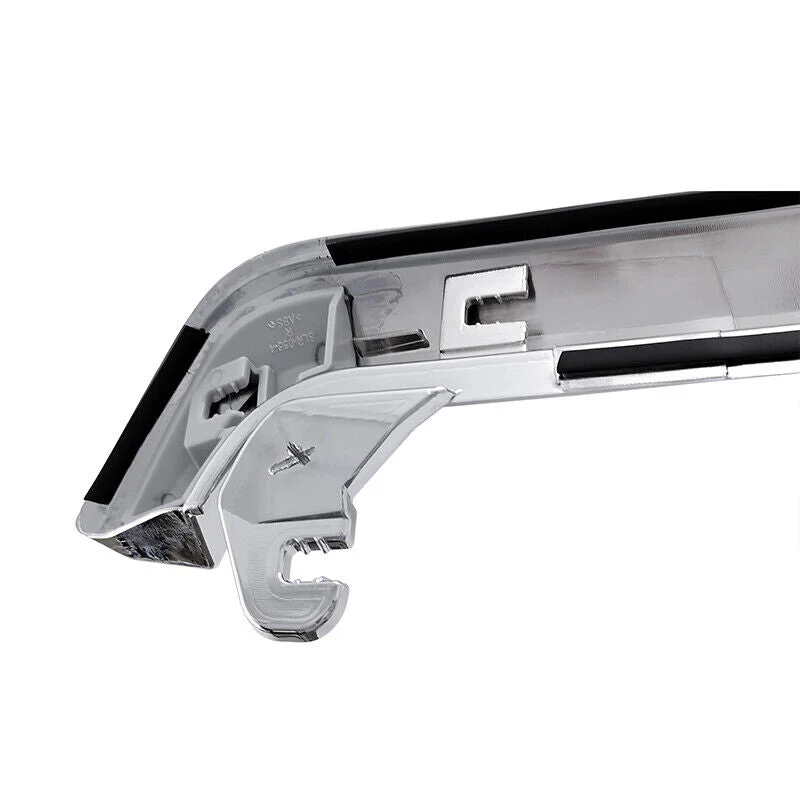 Front Upper Grille Grill Set w/Chrome Tirm for Subaru Forester 2019-2021 - Image 9