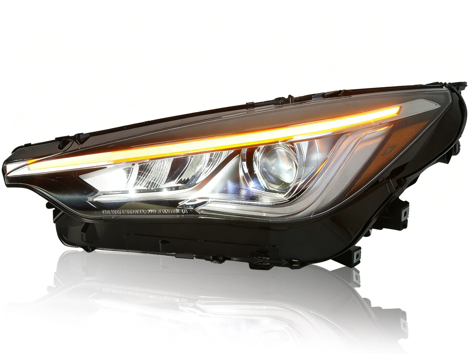 For 2019-2021 Infiniti QX50 2022 QX55 w/o AFS Projector Headlight Passenger Side - Image 3