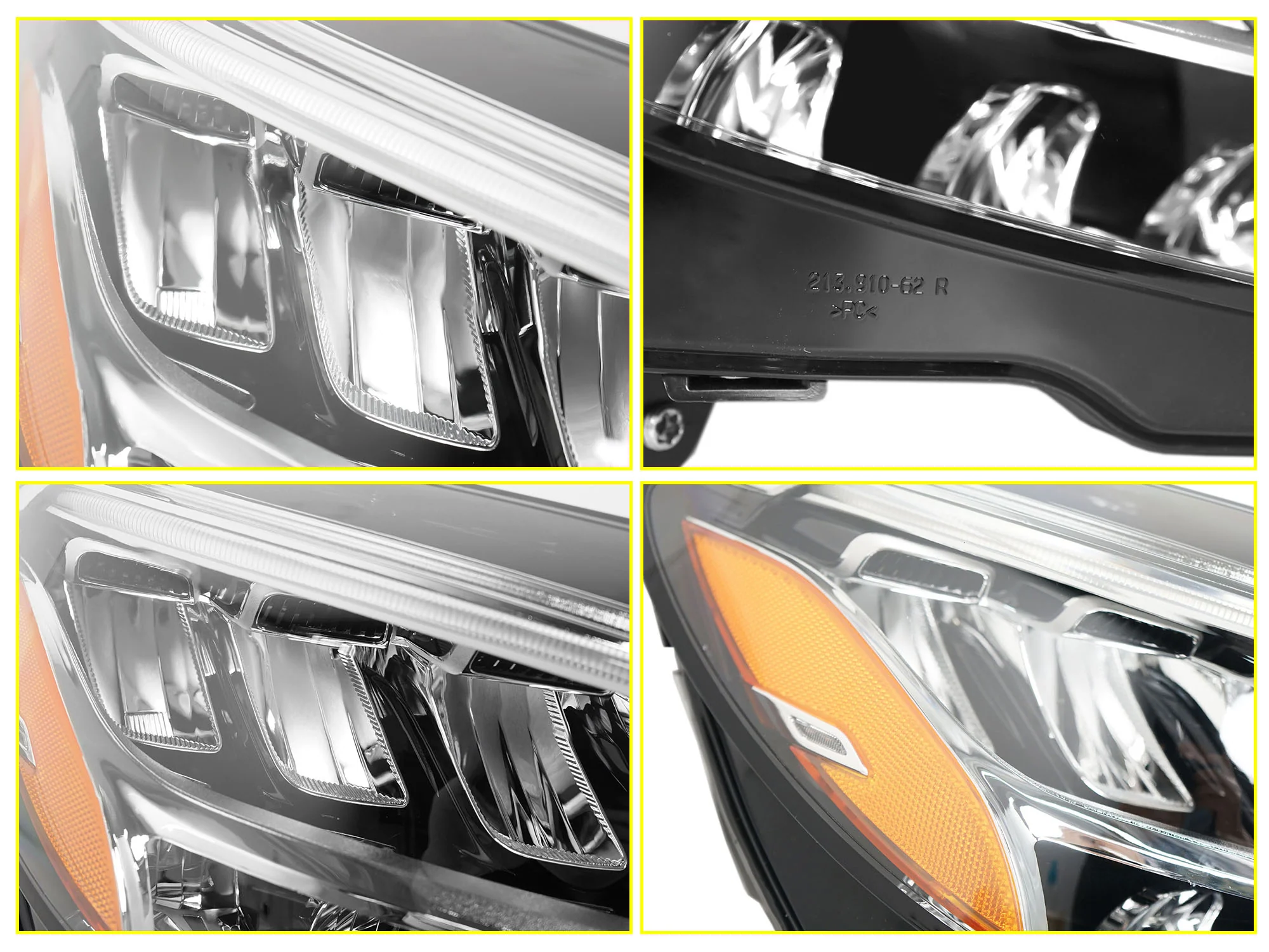 Passenger For 2019-2021 Mercedes-Benz W205 C-Class C200 C300 C43 C63 RH Right Pass Headlight LED 5-Pins - Image 10
