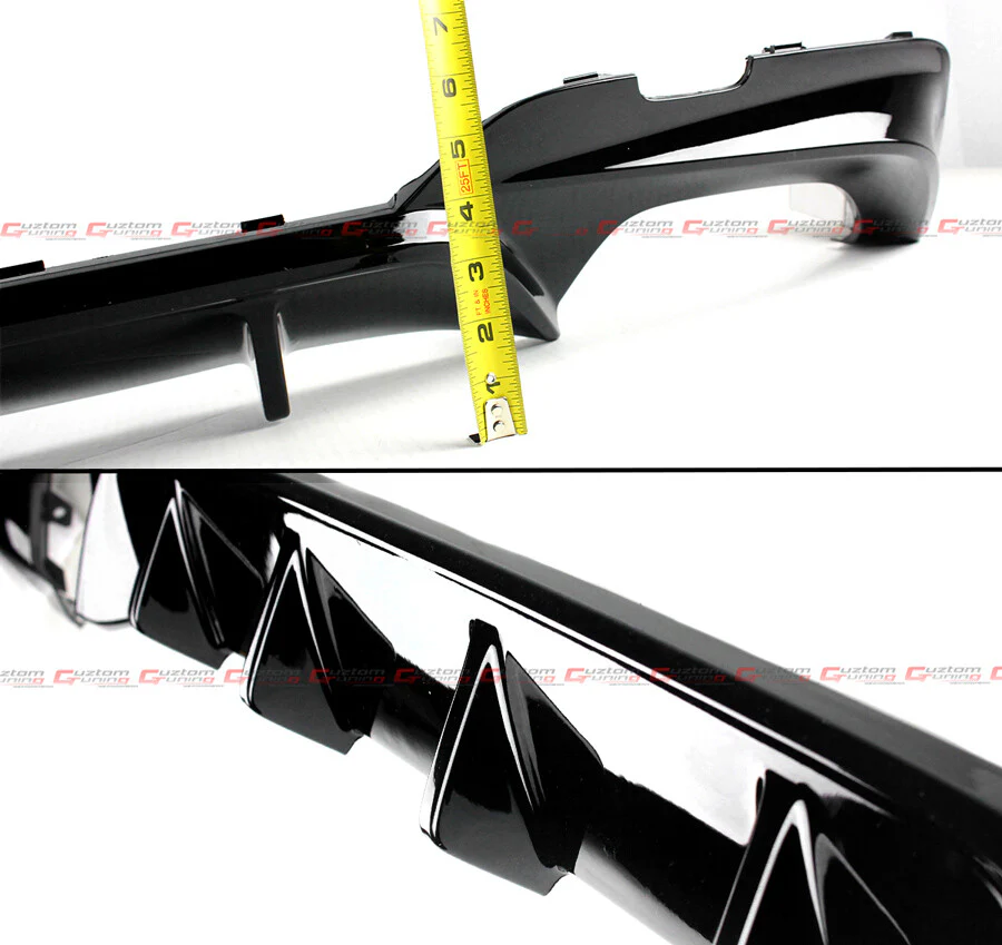 For 2019-2022 BMW G20 330i M340i M Sport Yofer Gloss Black Quad Exhaust Rear Diffuser - Image 3