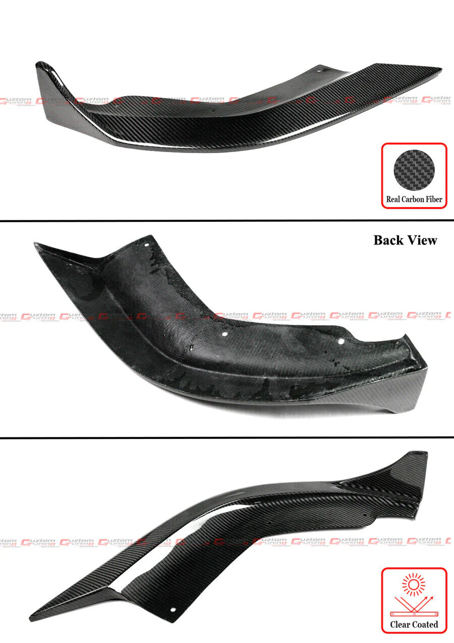For 2019-2022 BMW G20 M340i 330i M Sport TK Style Real Carbon Fiber Front Bumper Lip - Image 4