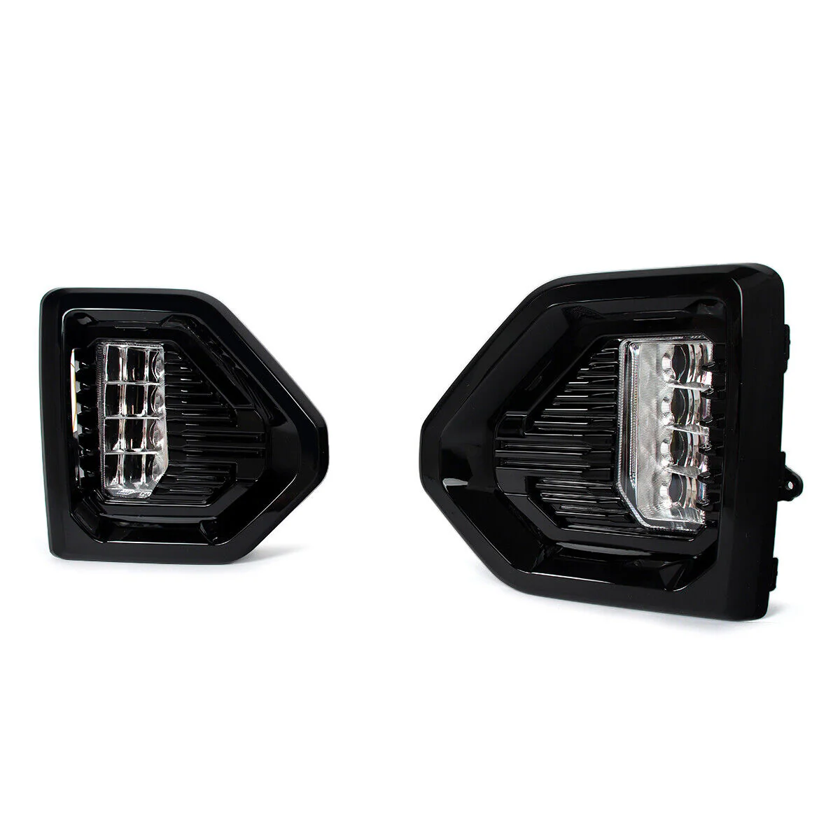 For 2019-2022 GMC Sierra 1500 Denali AT4 Fog Lights Lamp LED W/Black Bezels - Image 6