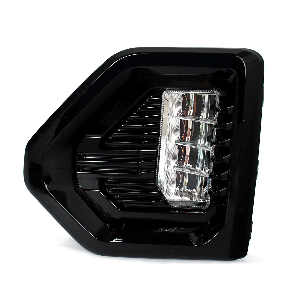 For 2019-2022 GMC Sierra 1500 Denali AT4 Fog Lights Lamp LED W/Black Bezels - Image 8