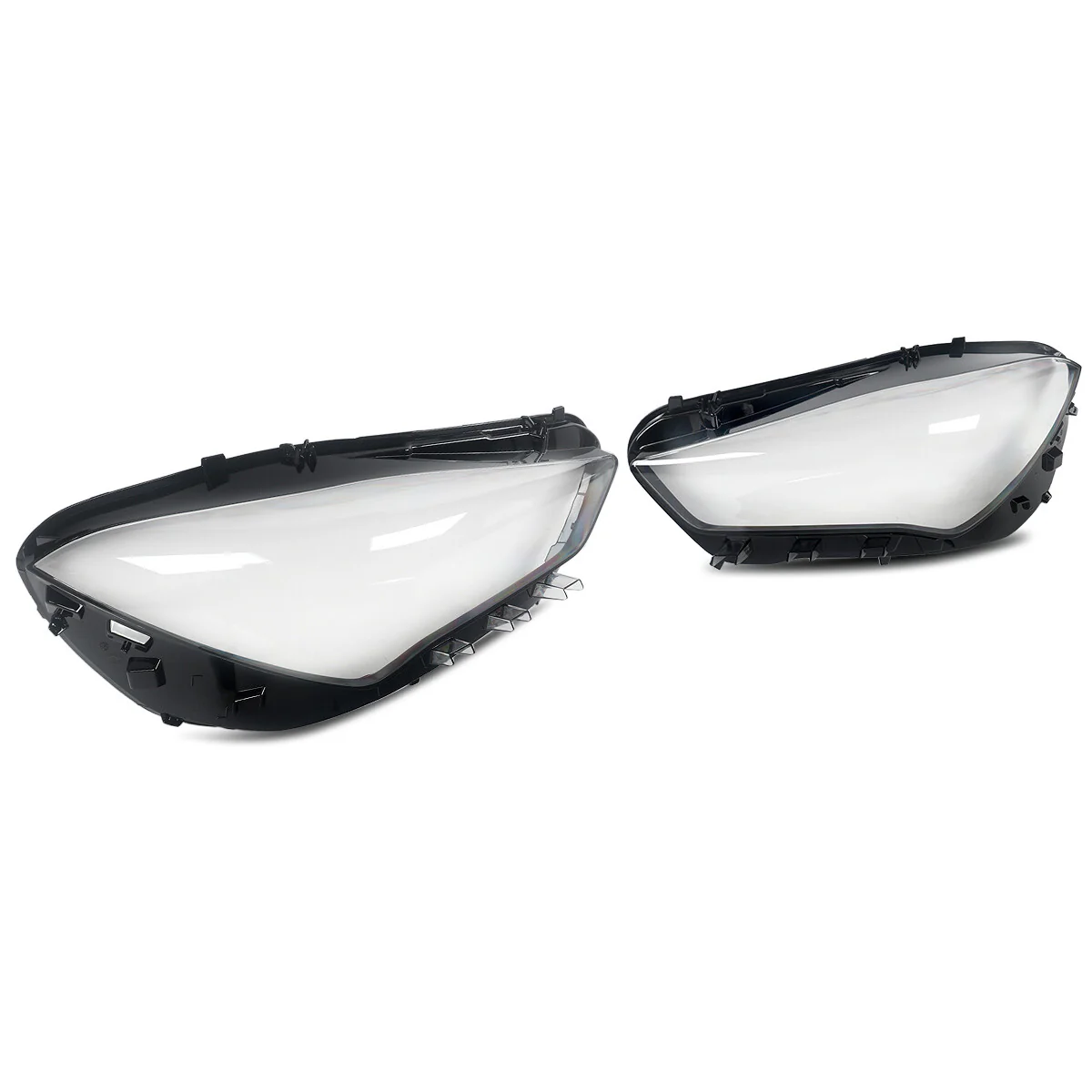 For 2019-2022 Mercedes-Benz CLA W118 C118 PRE-LCI Pair Front Headlight Headlamp Lens Covers - Image 8
