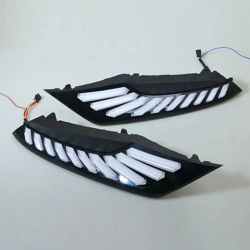 For 2019-2023 Mazda 3 Sedan DRL LED daytime running lights Turn signal lamp Pair - Image 4