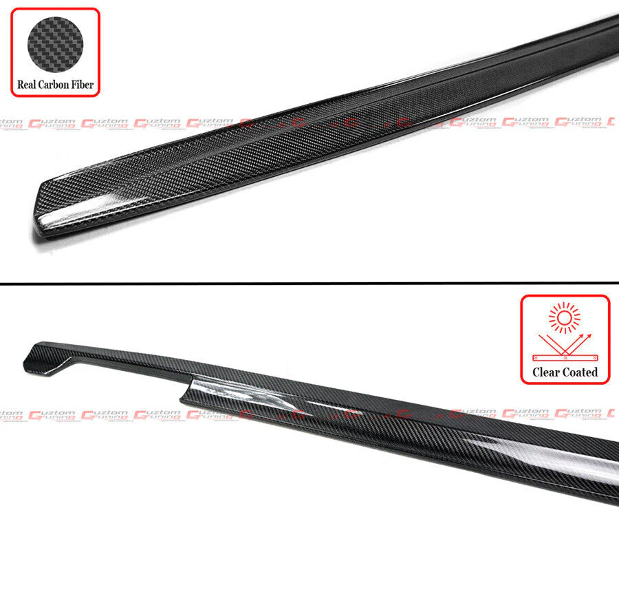 For 2019-2025 BMW G20 330i M340i Real Carbon Fiber Side Skirt Extension - Image 2