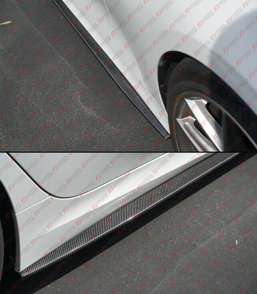 For 2019-2025 BMW G20 330i M340i Real Carbon Fiber Side Skirt Extension - Image 5