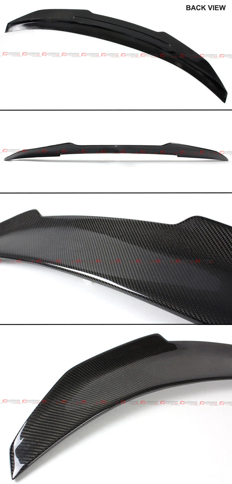 For 2019-2025 BMW G20 330i G80 M3 Highkick Carbon Fiber Rear Trunk Spoiler Wing - Image 2