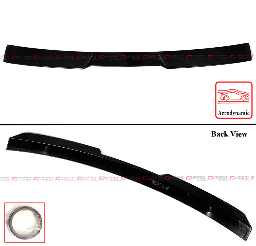 For 2019-2025 BMW G20 330i M340i G80 M3 V Style Gloss Black Rear Window Roof Spoiler - Image 2