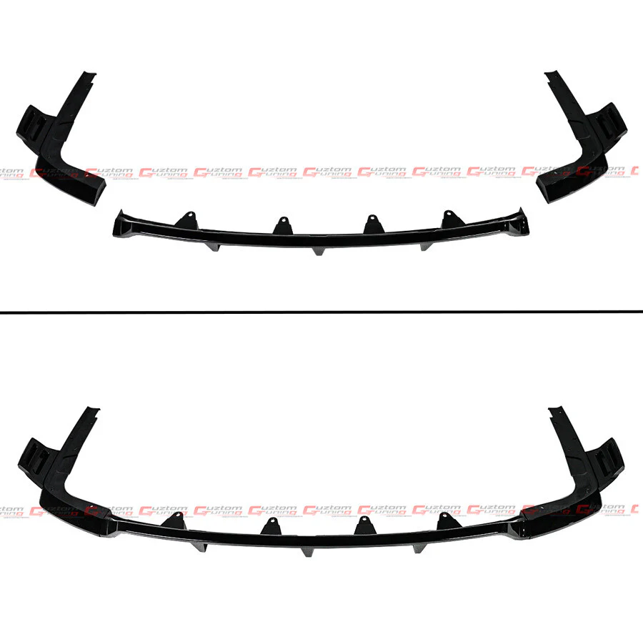 For 2019-2025 BMW X7 G07 M50i M60i M Sport Gloss Black Rear Bumper Diffuser W/Corner Extension - Image 2