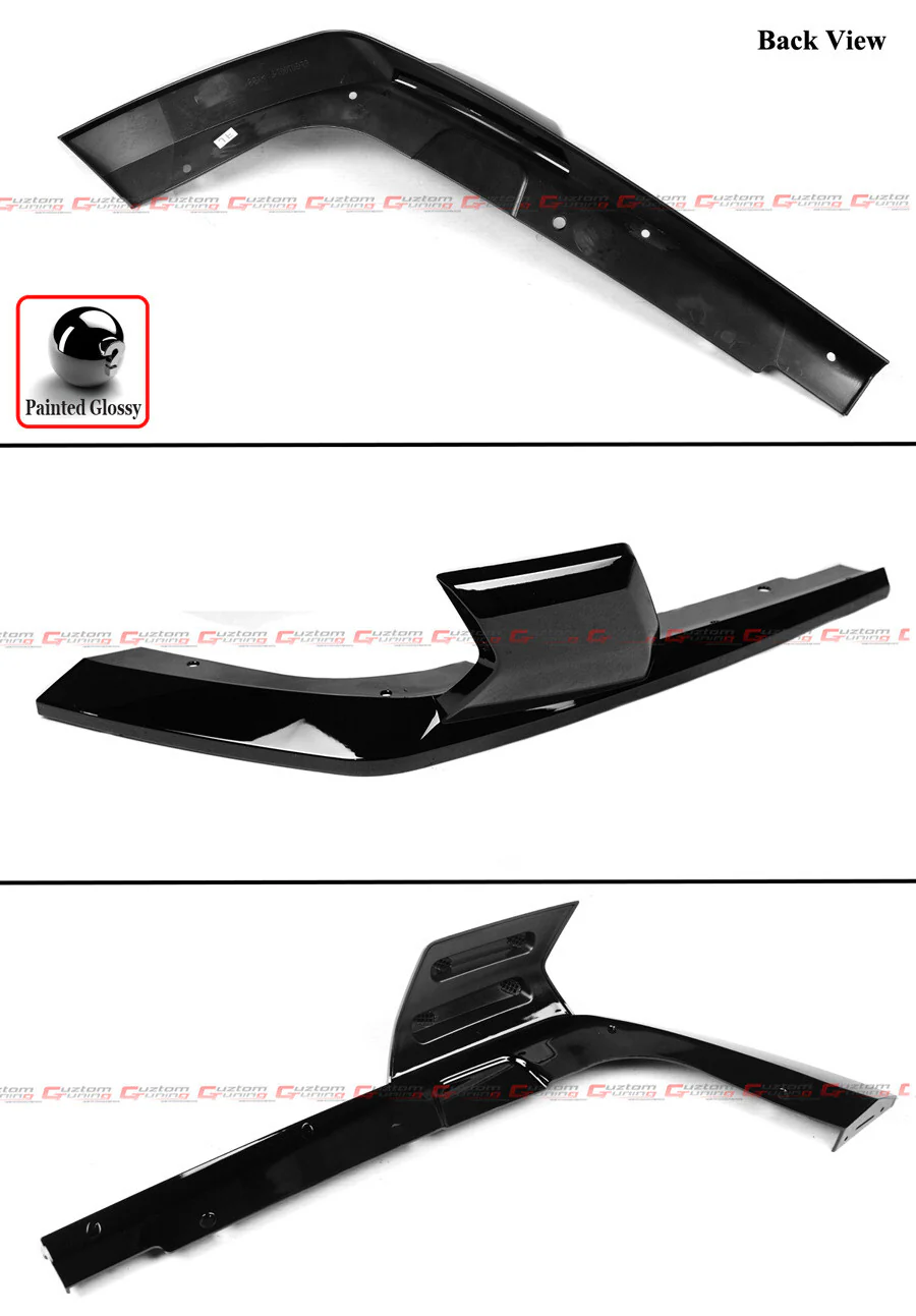For 2019-2025 BMW X7 G07 M50i M60i M Sport Gloss Black Rear Bumper Diffuser W/Corner Extension - Image 4