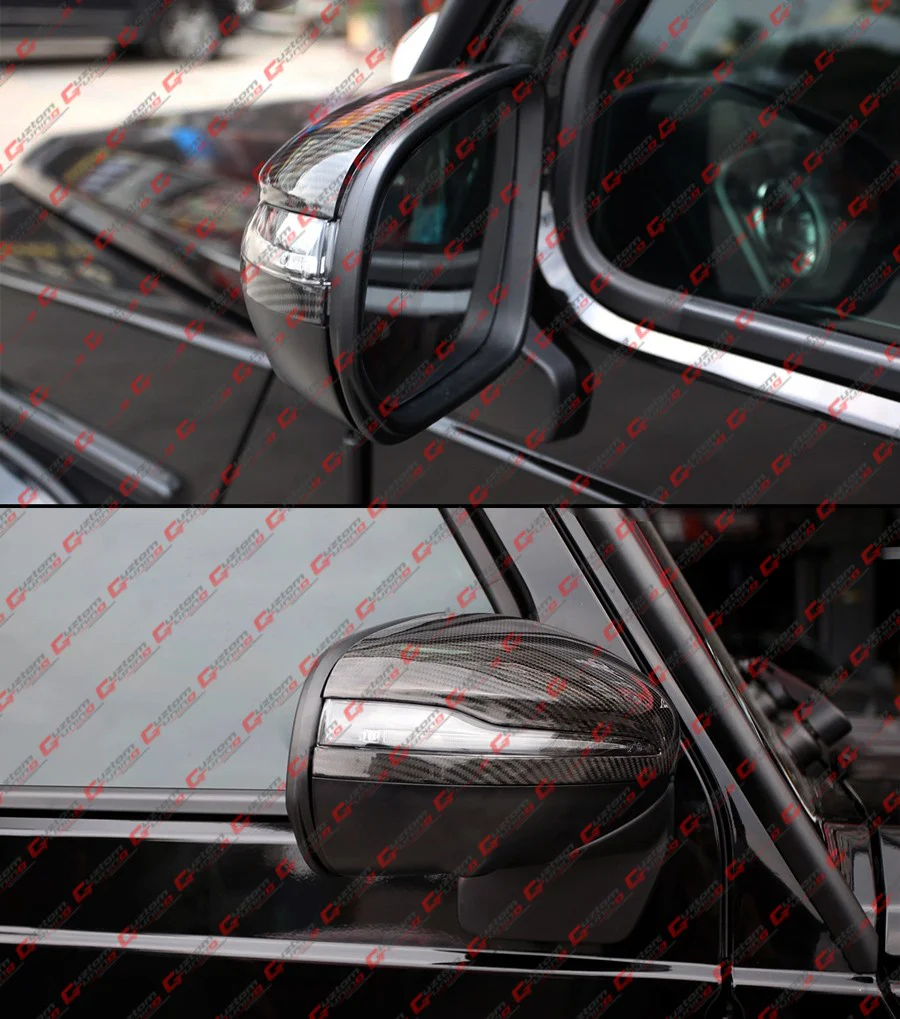 For 2019-2025 W464 G63 G550 / 2020-2025 GLE GLS Full Carbon Fiber Replacement Mirror Cap - Image 6