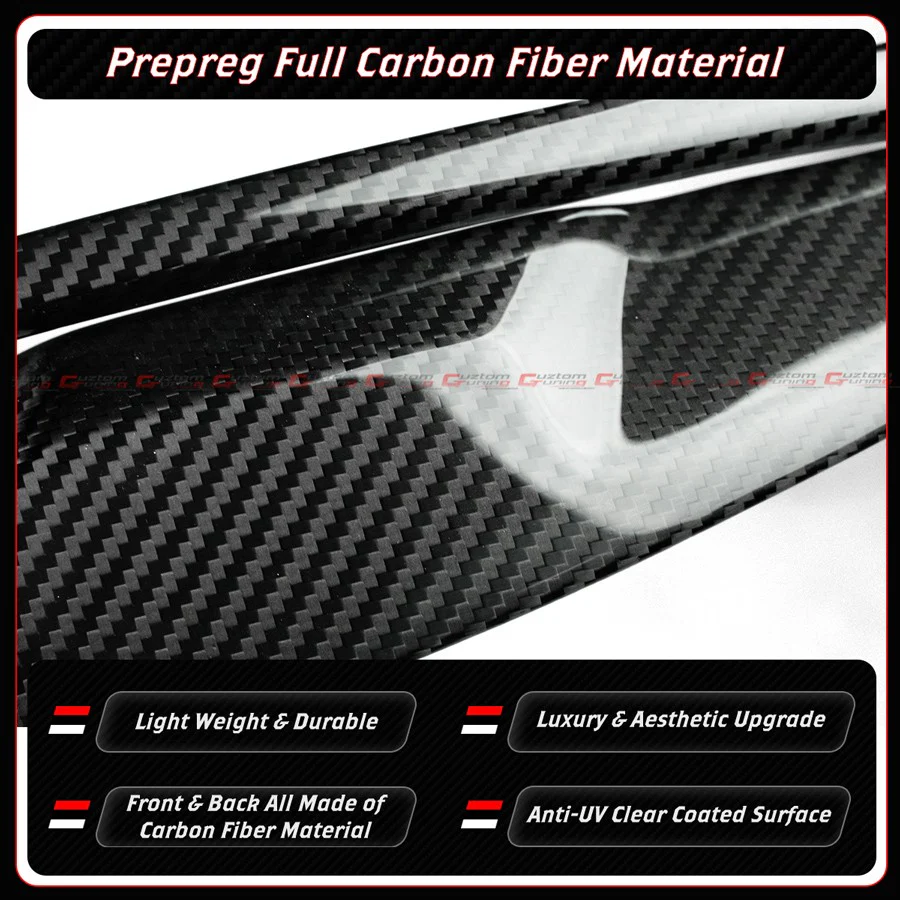 For 2019-2026 BMW G14 G15 G16 840i Full Carbon Fiber Fender Garnish Side Trim Cover - Image 6