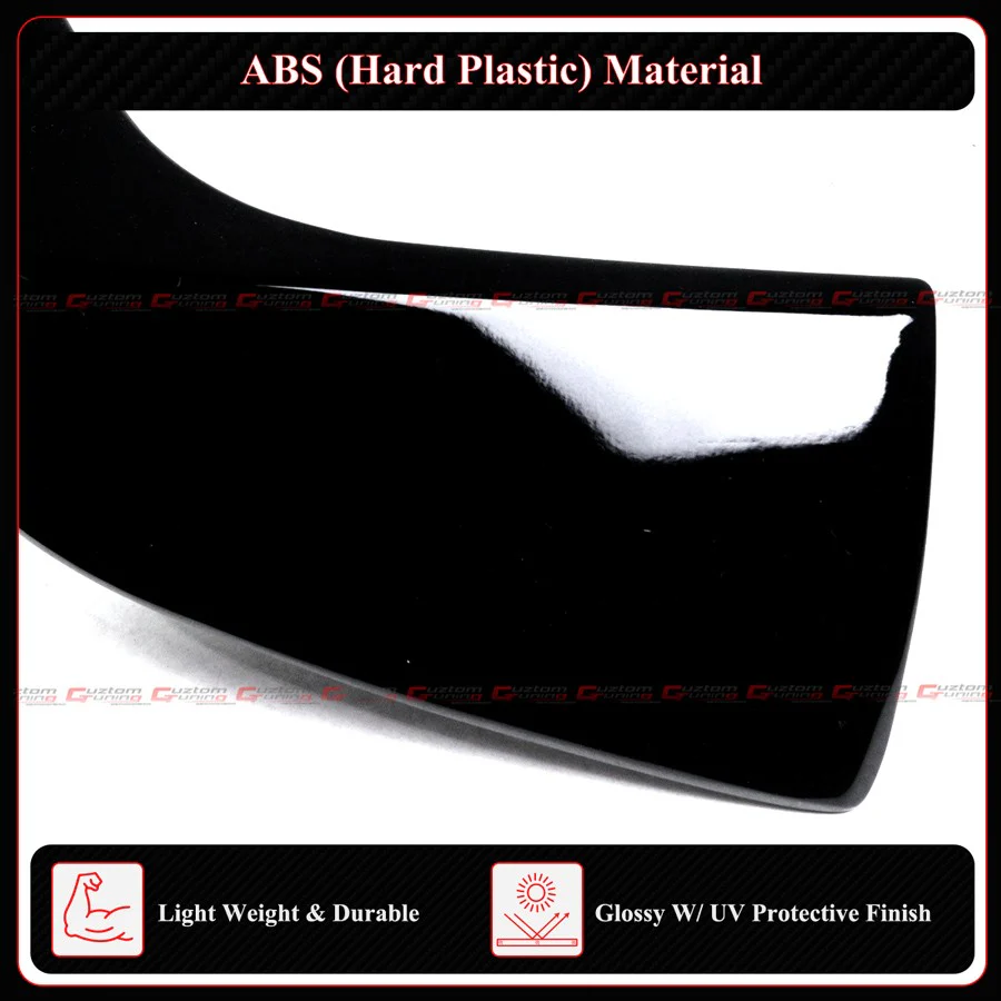 For 2019-2026 BMW X7 G07 M60i Gloss Black Rear Roof Spoiler Wing Extension - Image 4