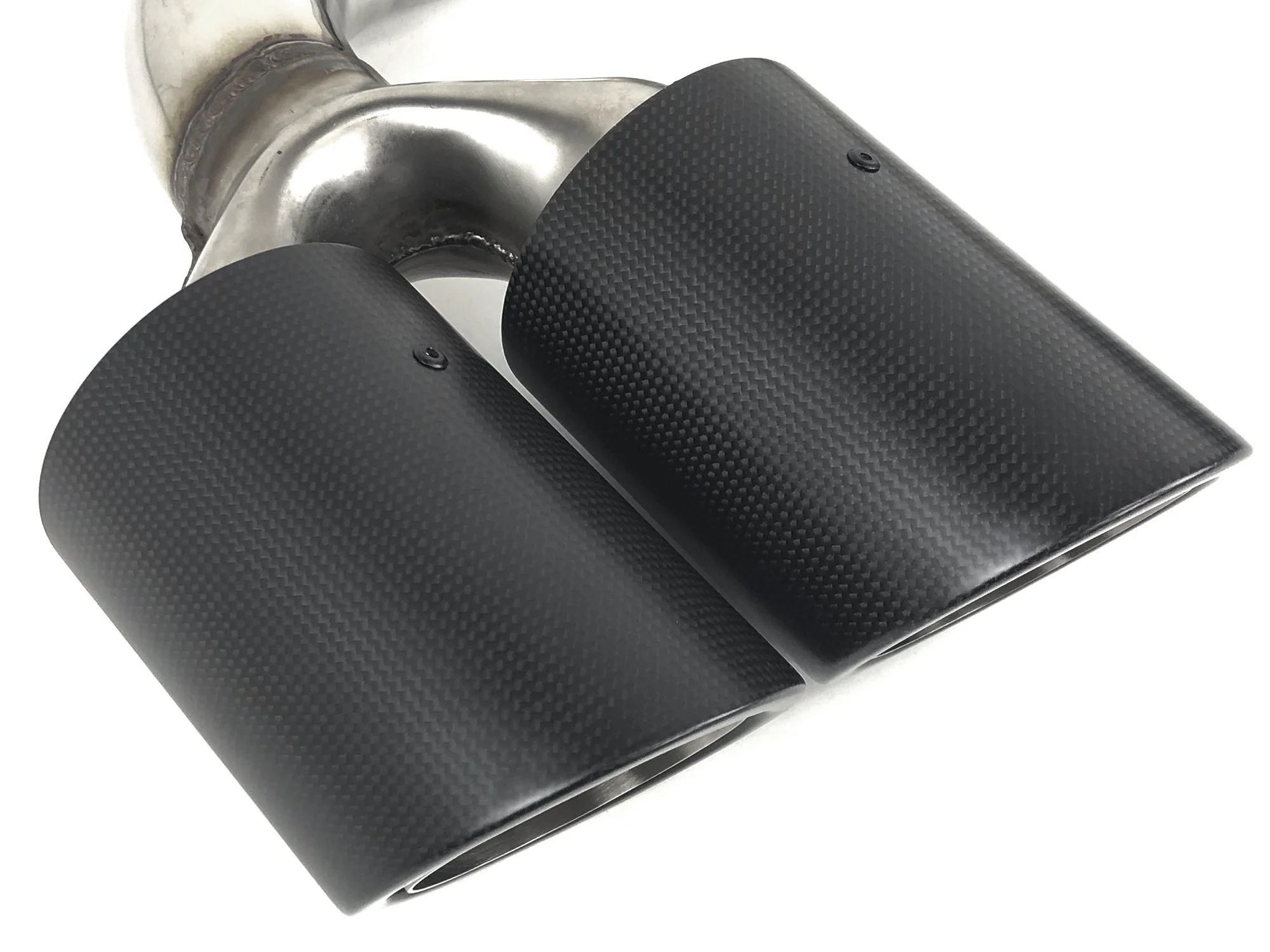 Real Carbon Fiber Exhaust Tips Muffler for 2019-2026  Porsche Cayenne Base 9Y0 - Image 8