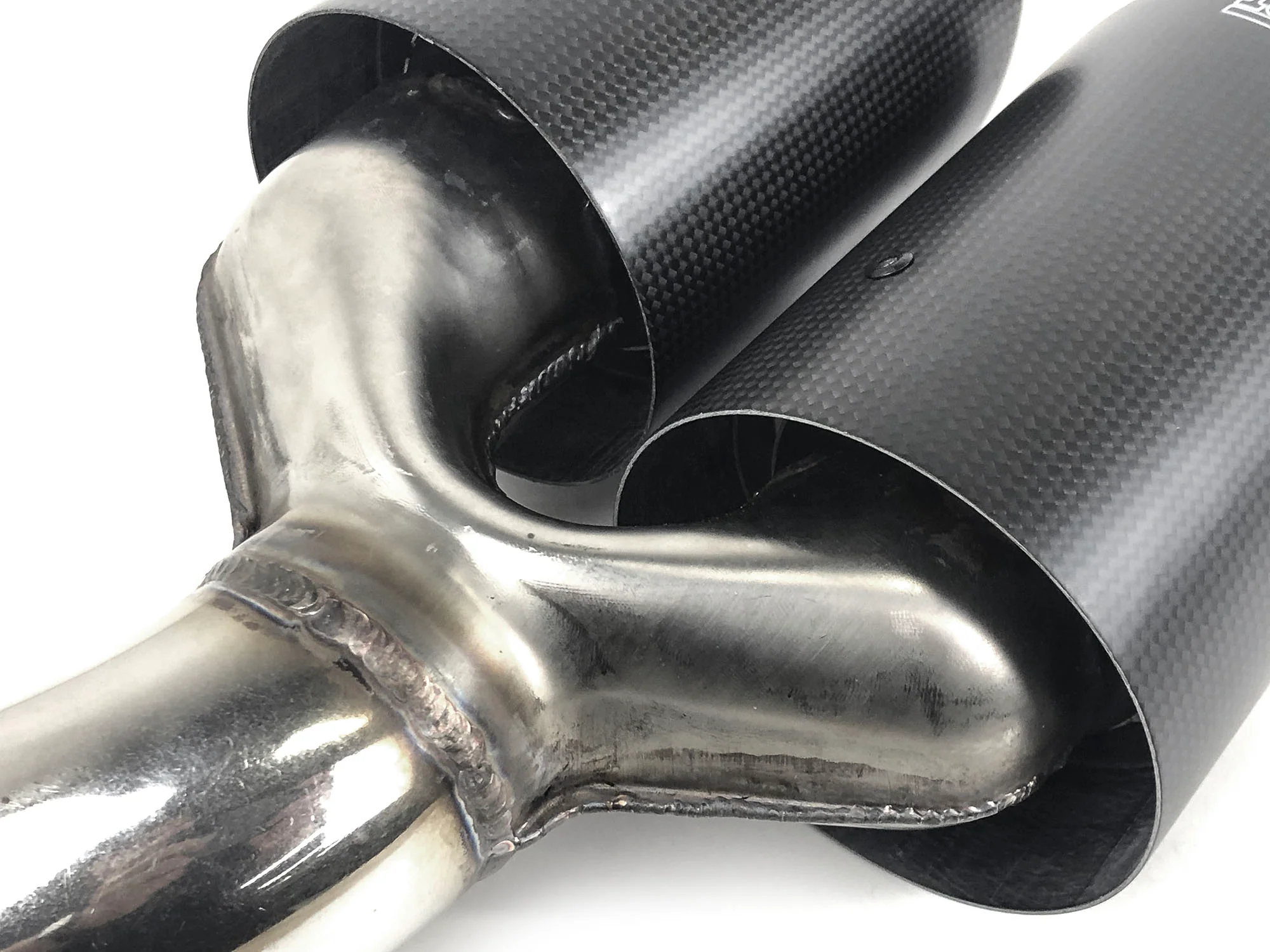 Real Carbon Fiber Exhaust Tips Muffler for 2019-2026  Porsche Cayenne Base 9Y0 - Image 9
