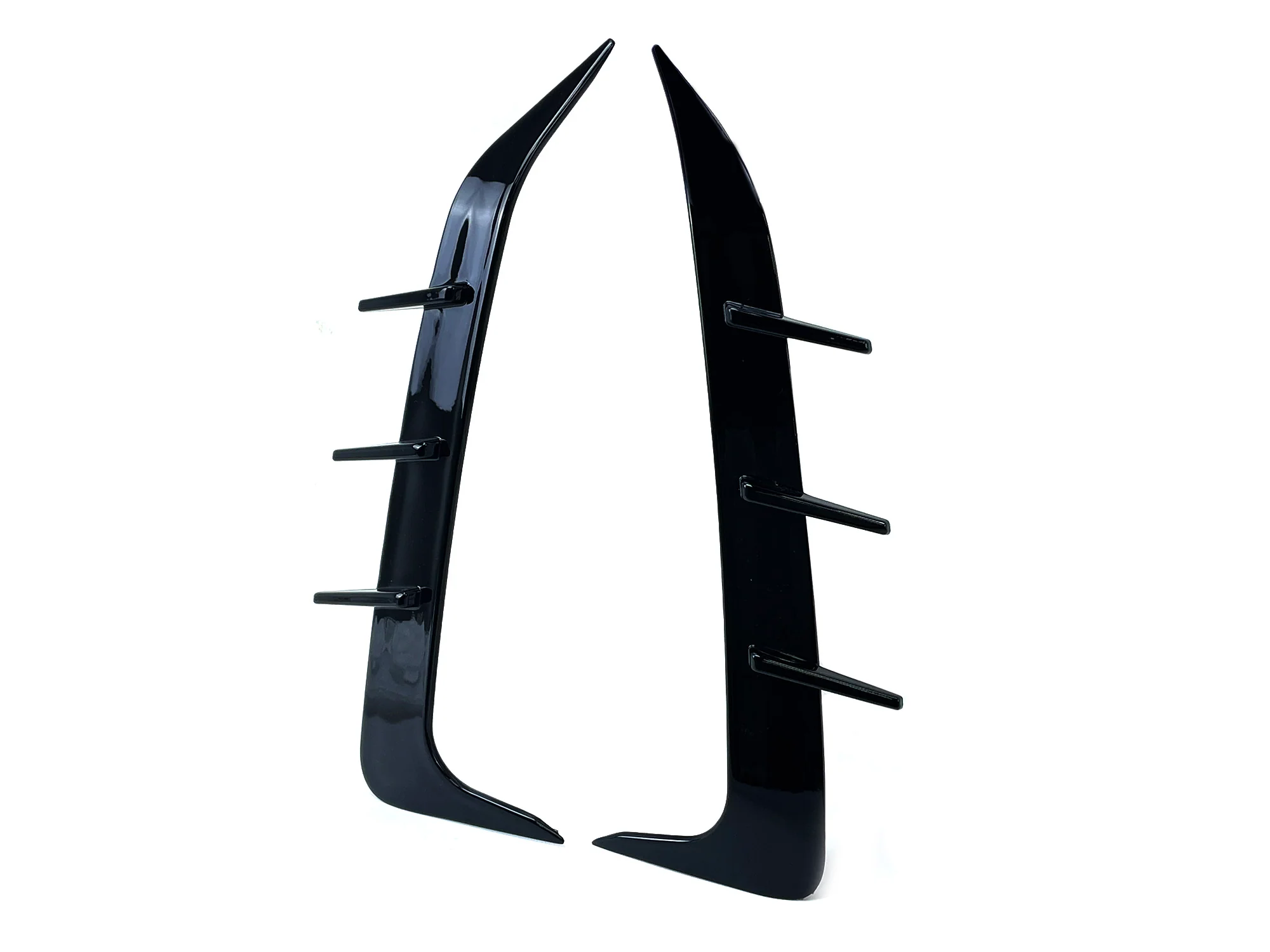 For 2019+ BMW X6 G06 M Sport Rear Bumper Side Air Vent Trim Cover Spoiler Black - Image 10