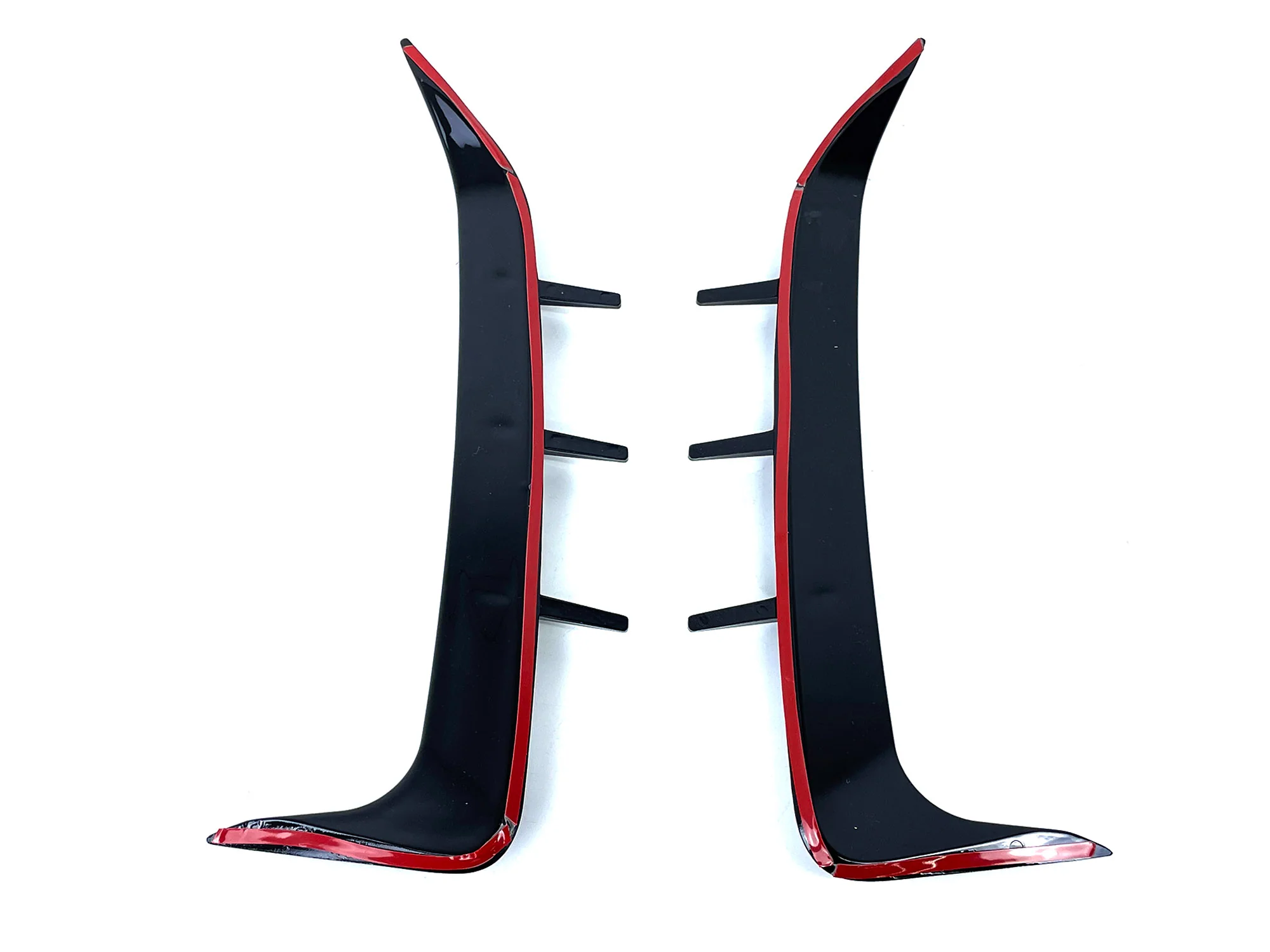 For 2019+ BMW X6 G06 M Sport Rear Bumper Side Air Vent Trim Cover Spoiler Black - Image 11