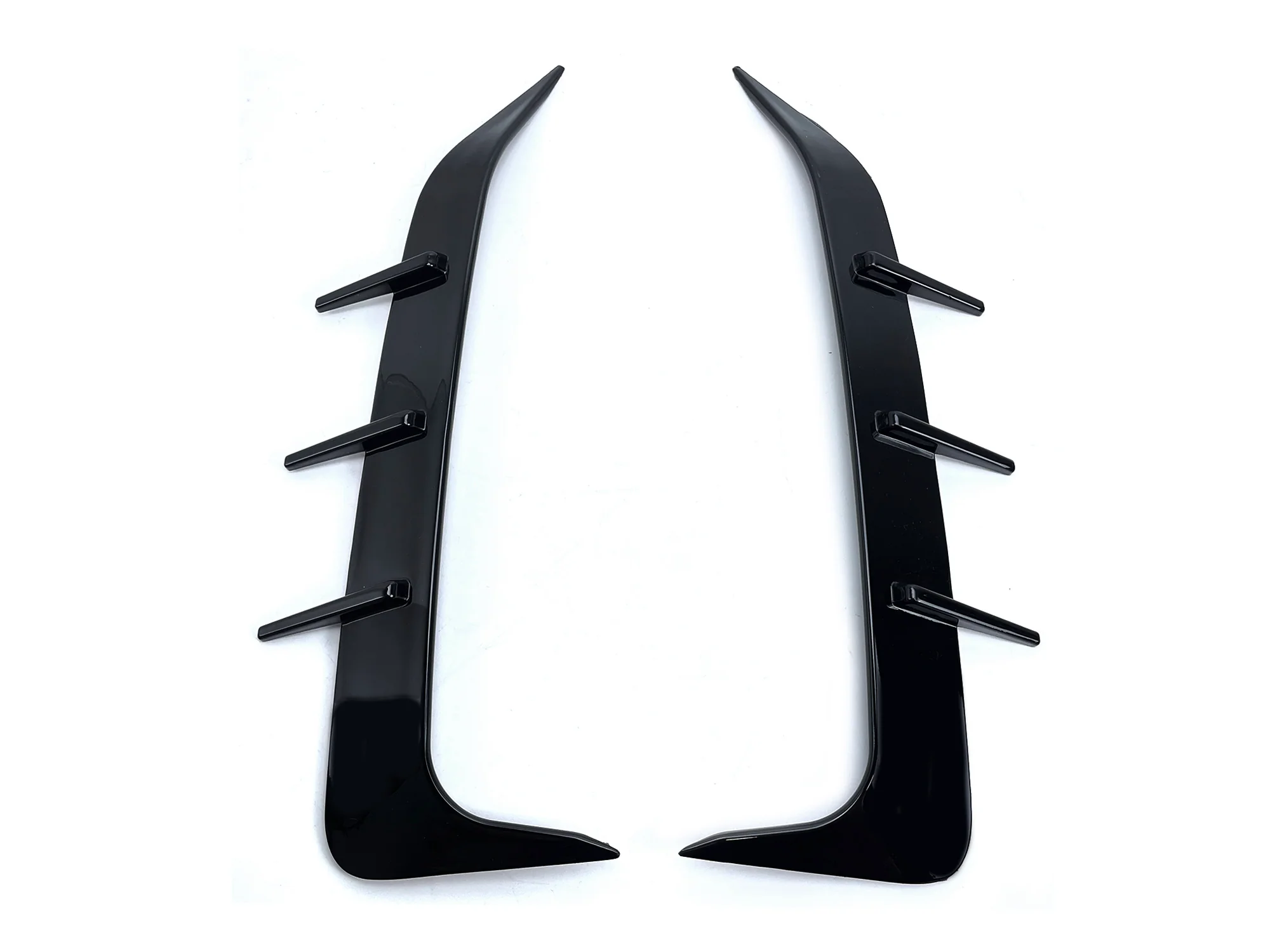 For 2019+ BMW X6 G06 M Sport Rear Bumper Side Air Vent Trim Cover Spoiler Black - Image 5