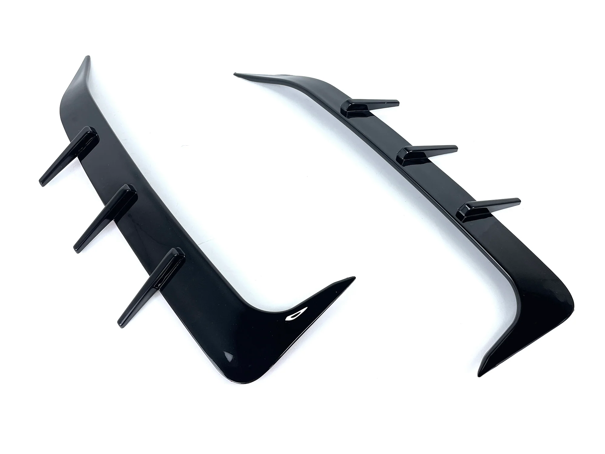 For 2019+ BMW X6 G06 M Sport Rear Bumper Side Air Vent Trim Cover Spoiler Black - Image 6