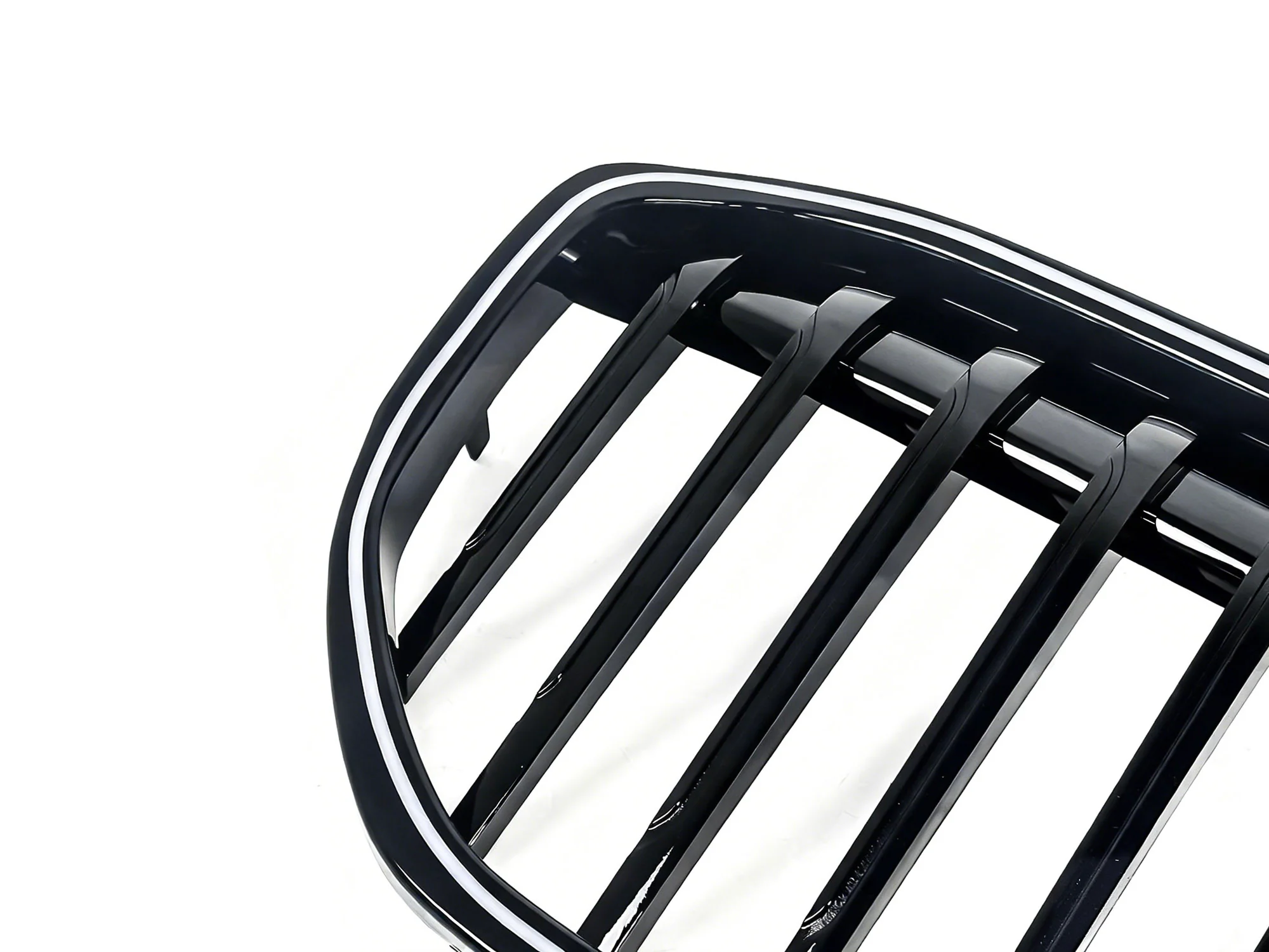 For 2020-2022 BMW 7-Series G11 G12 LCI Gloss Black LED Front Kidney Grille Grill Light - Image 7