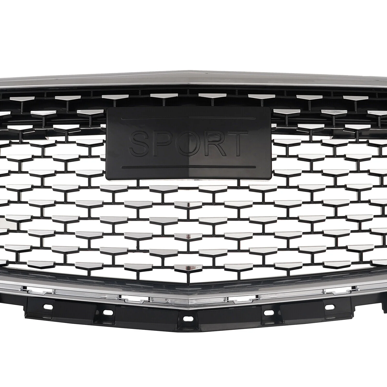 For 2020-2023 Cadillac XT6 W/O Surround View Front Bumper Upper Grille - Image 14