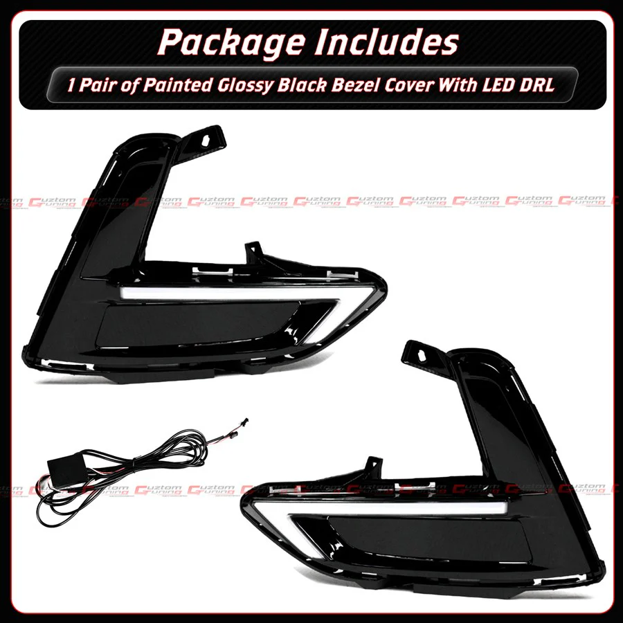 For 2020-2023 Nissan Sentra Front Bumper Bezel Cover Dual Color Sequential LED DRL - Image 4