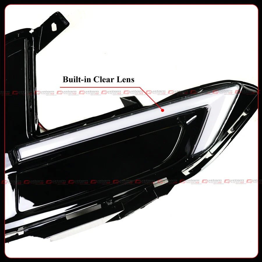 For 2020-2023 Nissan Sentra Front Bumper Bezel Cover Dual Color Sequential LED DRL - Image 6