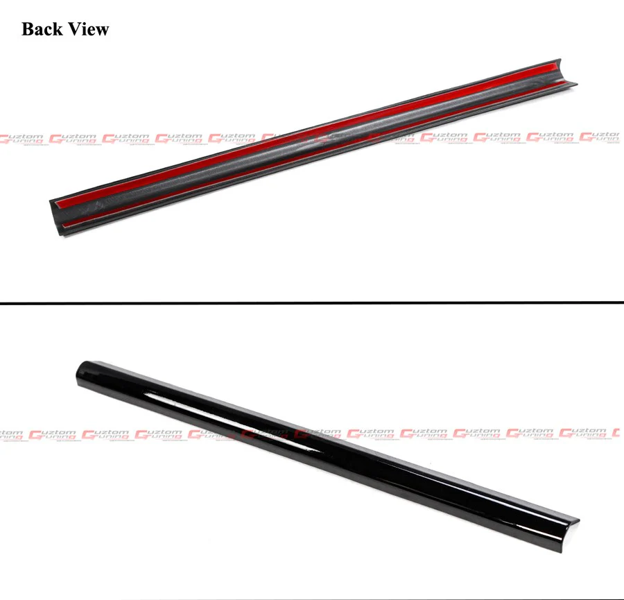 For 2020-2023 Nissan Sentra V2 Gloss Black Front Bumper Lip W/ Grill +Chrome Delete Garnish - Image 8