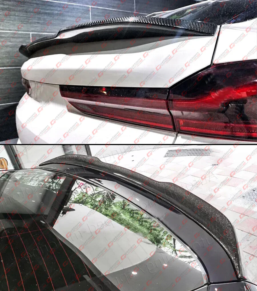 For 2020-2025 BMW G06 X6 X6M Real Carbon Fiber Trunk Spoiler Wing - Image 4