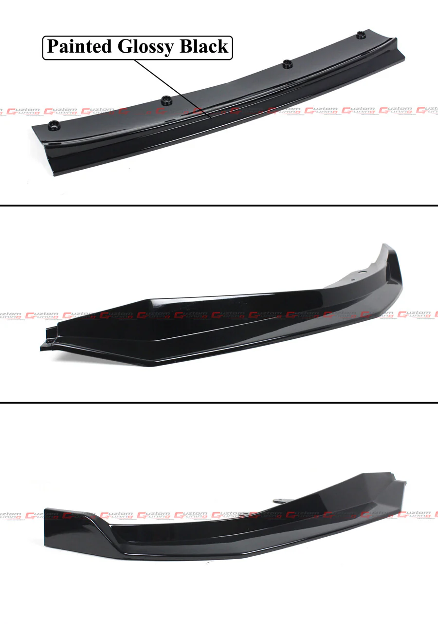 For 2020-2025 BMW G22 G23 4 Series M-Sport Gloss Black Front Bumper Lip Spoiler Splitter - Image 3