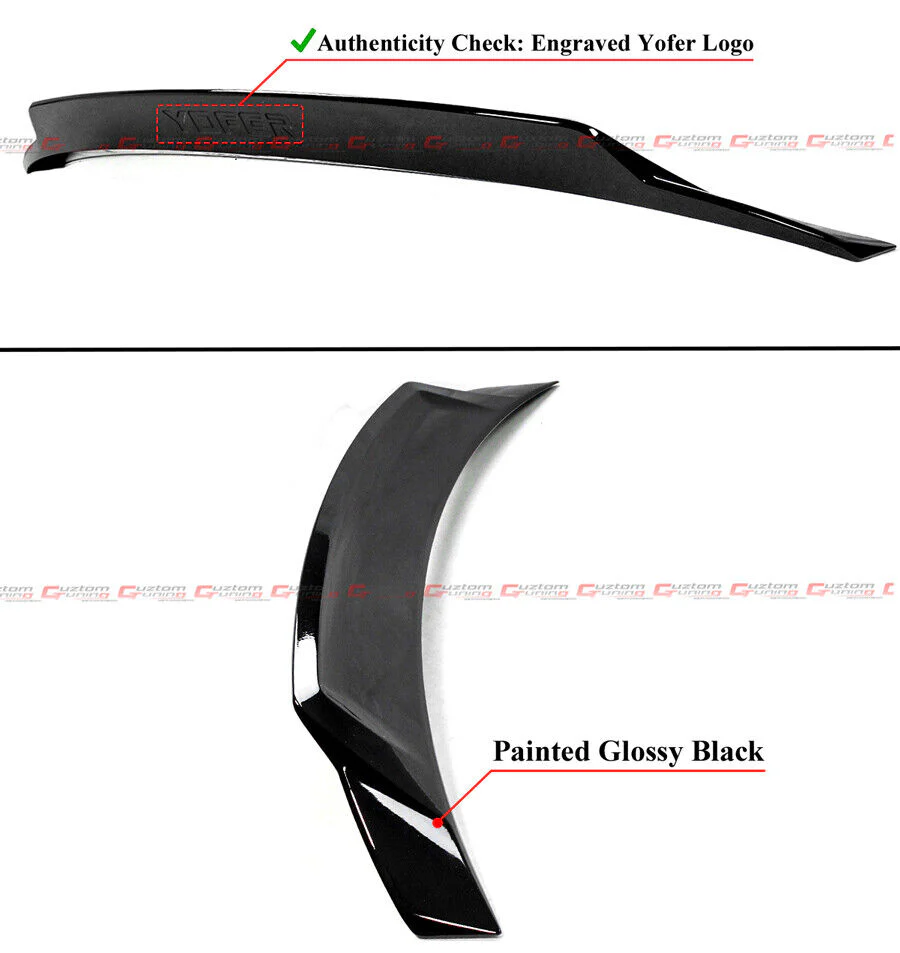 For 2022-2026 Honda Civic Sedan Gloss Black HighKick Duckbill Trunk Spoiler - Image 3