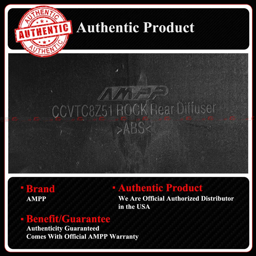 For 2020-26 Corvette C8 Z51 Stingray Carbon Flash GT Style Rear Bumper Diffuser - Image 6