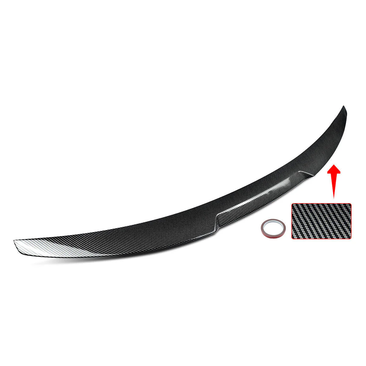 Carbon Fiber Look Rear Trunk Spoiler For 21-23 BMW G22 4 Series G82 M4 Coupe - Image 4