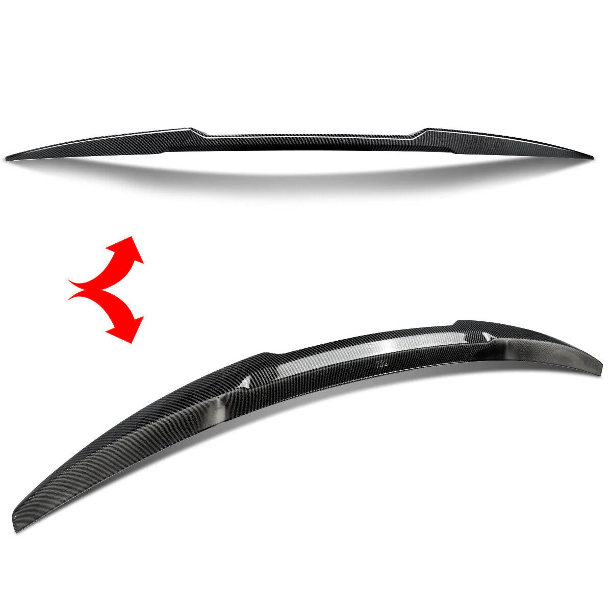 Carbon Fiber Look Rear Trunk Spoiler For 21-23 BMW G22 4 Series G82 M4 Coupe - Image 7