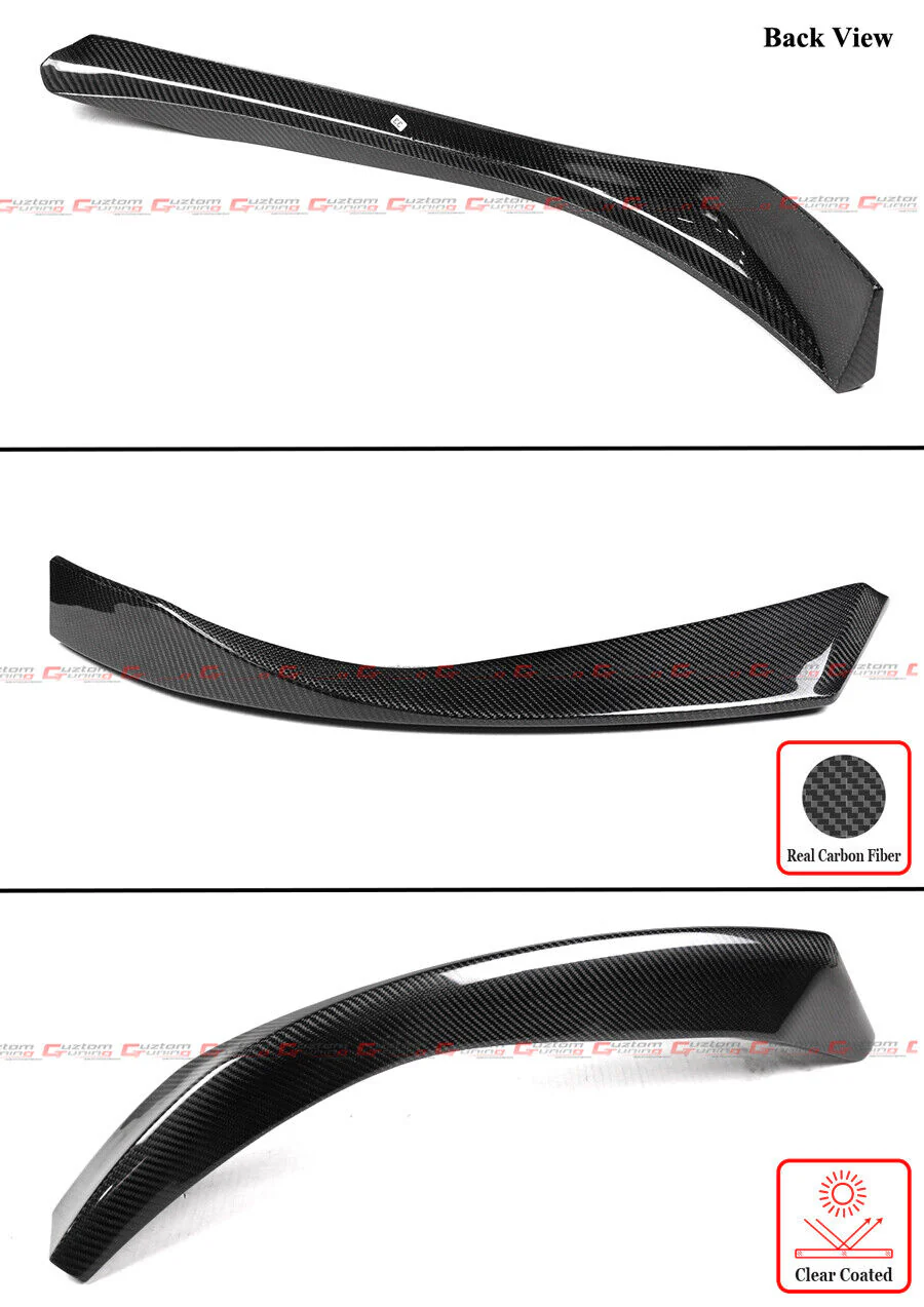 For 2021-2026 BMW G22 G23 430i M440i AC Style Carbon Fiber Front Bumper Lip Splitter - Image 4