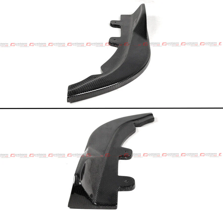 For 2021-2025 BMW G22 G23 430i M440i Coupe Real Carbon Fiber Rear Bumper Extension - Image 3