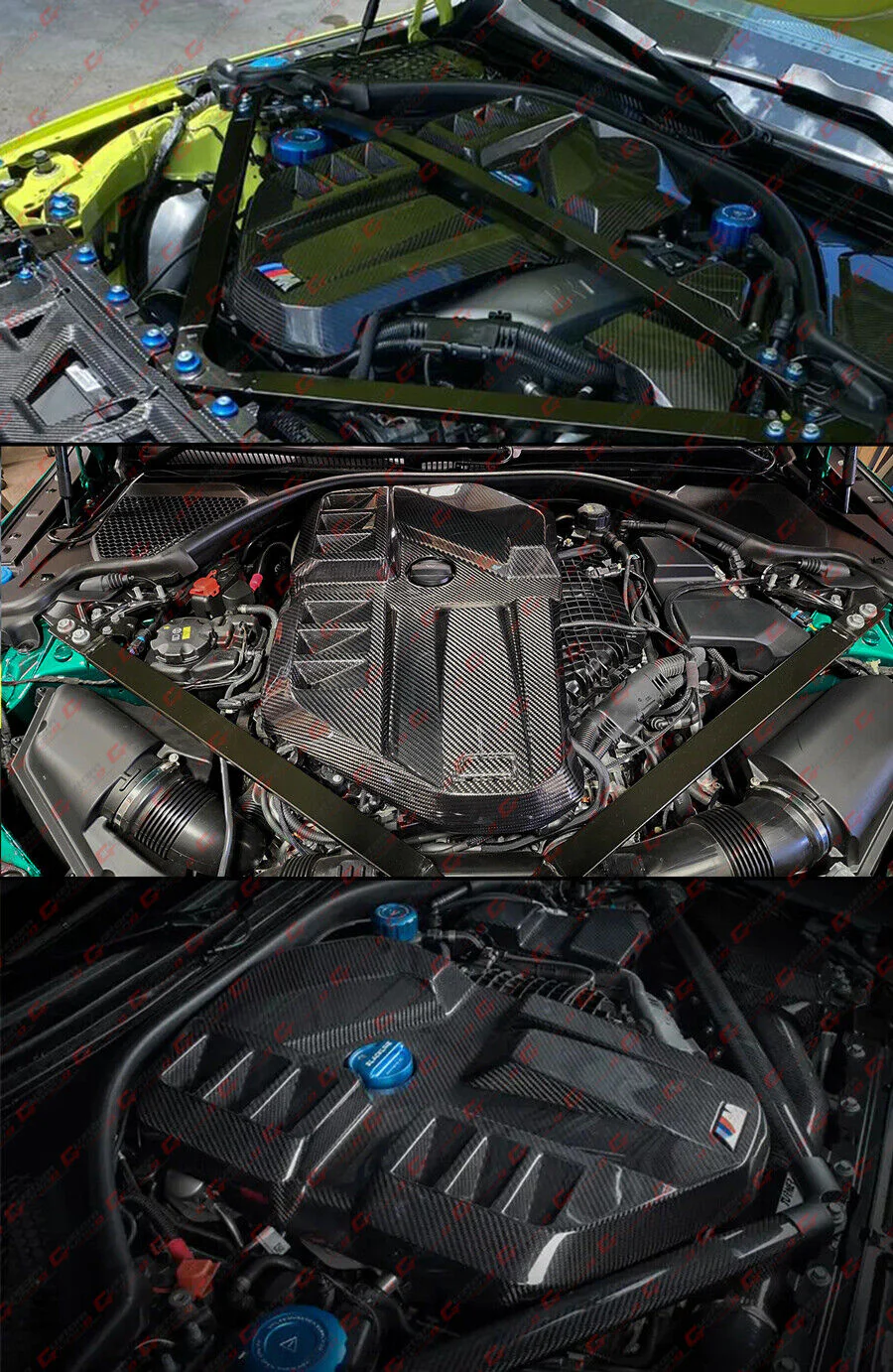 For 2021-2025 BMW G8X M2 G87 M3 G80 M4 G82 G83 Prepreg Dry Carbon Fiber Engine Cover Replacement - Image 5