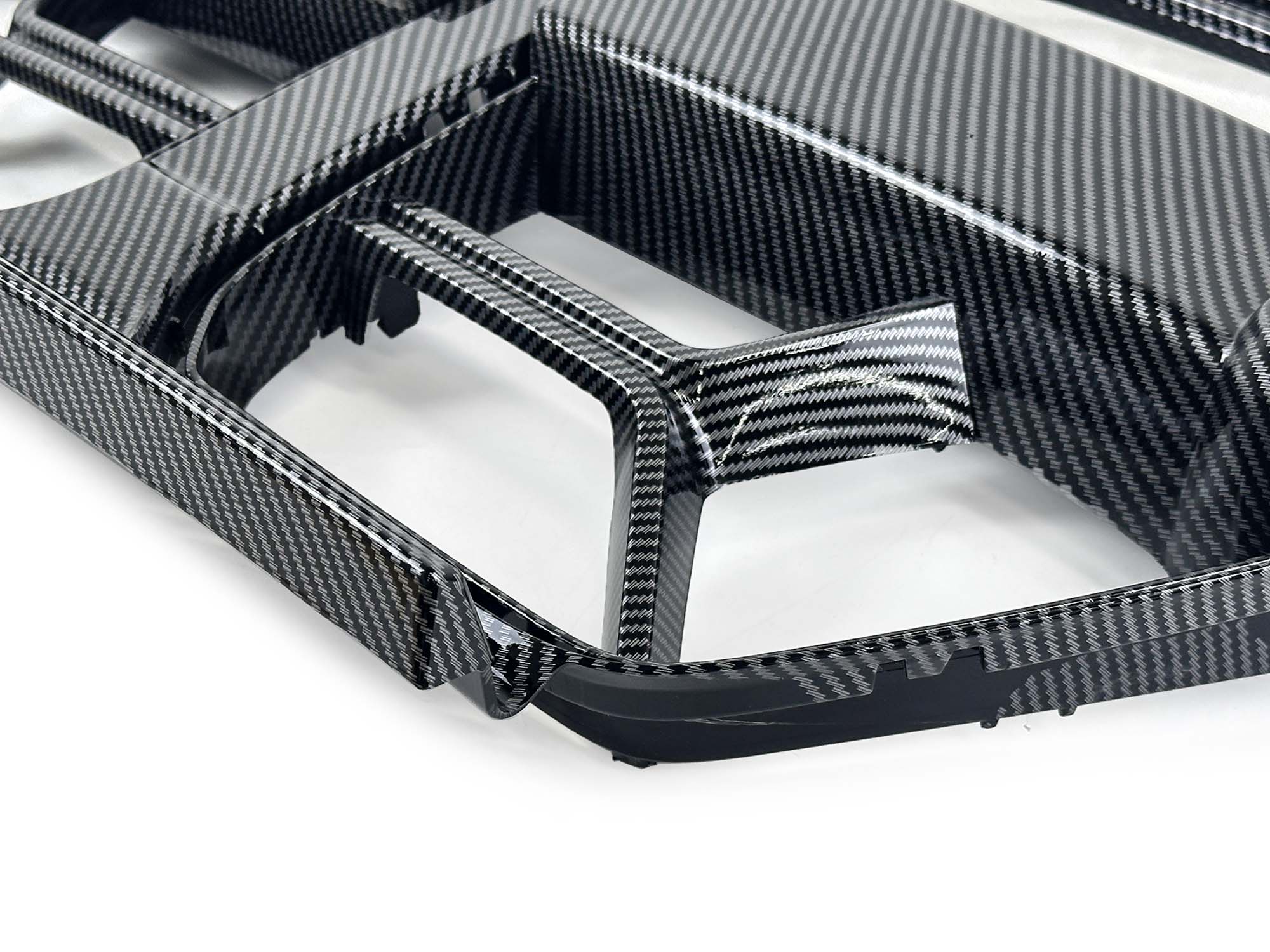 For BMW M3 G80 M4 G82 G83 2021-26 Carbon Fiber ABS CSL Style Front Upper Nose Grille - Image 10
